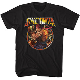 STREET FIGHTER LIGHTNING RYU S T-Shirt in Black