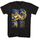 STREET FIGHTER 90S STYLE BLANKA S T-Shirt in Black