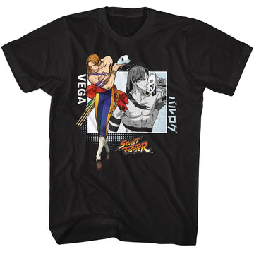 STREET FIGHTER VEGA S T-Shirt in Black