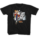 STREET FIGHTER VEGA YOUTH XS 5 6 T-Shirt in Black