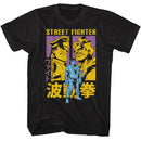 STREET FIGHTER RYU AKUMA AND M BISON S T-Shirt in Black