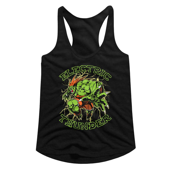 STREET FIGHTER ELECTRIC THUNDER S T-Shirt in Black