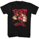 STREET FIGHTER FIGHT S T-Shirt in Black