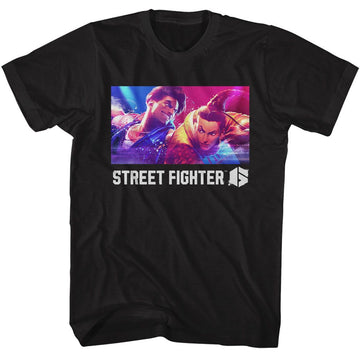 STREET FIGHTER LUKE AND JAMIE S T-Shirt in Black
