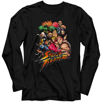 STREET FIGHTER STFTR L/S S T-Shirt in Black