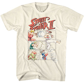 STREET FIGHTER 2 COMIC S T-Shirt in Natural