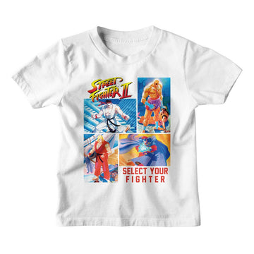 STREET FIGHTER FOUR PHOTOS SELECT YOUR FIGHTER TODDLER 2T T-Shirt in White