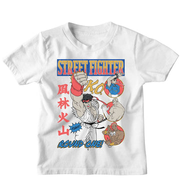 STREET FIGHTER ROUND ONE COMIC WO TODDLER 2T T-Shirt in White