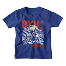 STREET FIGHTER RYU YOUTH XS 5 6 T-Shirt in Royal Heather