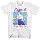 STREET FIGHTER WEIGHT LIFT CHUN LI S T-Shirt in White