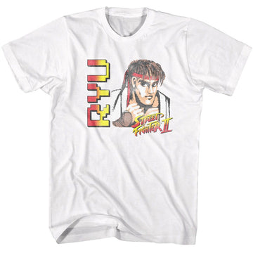 STREET FIGHTER RYU S T-Shirt in White