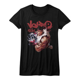 STREET FIGHTER MORE LADIES S T-Shirt in Black