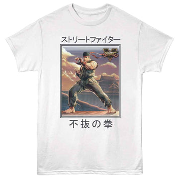 STREET FIGHTER BOXY 5 S T-Shirt in White