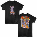 Street Fighter SF1 Rectangle Black Adult T-Shirt