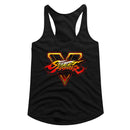 STREET FIGHTER SFV LOGO S T-Shirt in Black