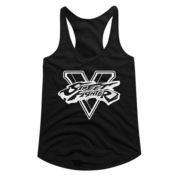 STREET FIGHTER SFV BW S T-Shirt in Black