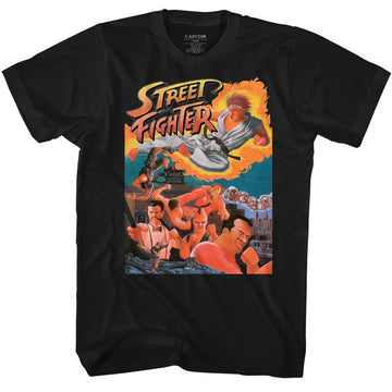 STREET FIGHTER AWESOME S T-Shirt in Black
