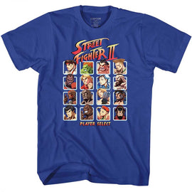 STREET FIGHTER SUPER TURBO HD SELECT S T-Shirt in Royal