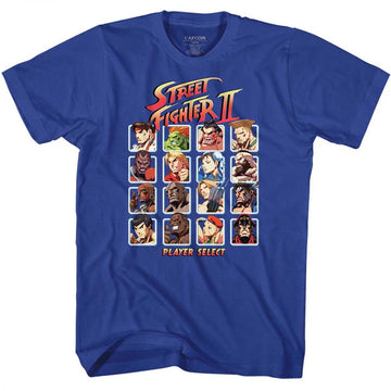 STREET FIGHTER SUPER TURBO HD SELECT S T-Shirt in Royal