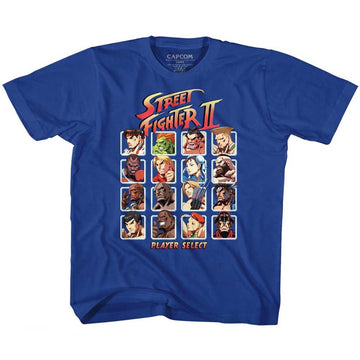 STREET FIGHTER SUPER TURBO HD SELECT TODDLER 2T T-Shirt in Royal