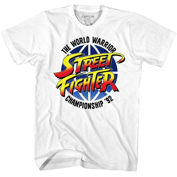 STREET FIGHTER WORLD WARRIOR S T-Shirt in White