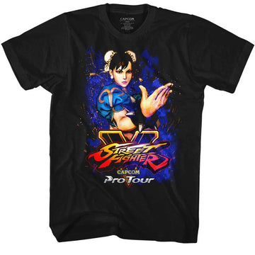 STREET FIGHTER PRO TOUR CNL S T-Shirt in Black