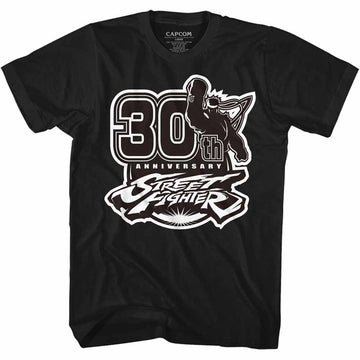 STREET FIGHTER SF30BW S T-Shirt in Black