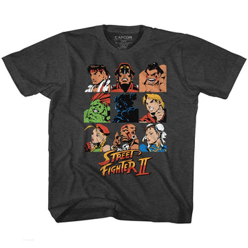 STREET FIGHTER SF2SHDRCAST TODDLER 2T T-Shirt in Vintage Smoke