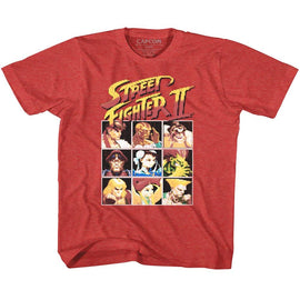 STREET FIGHTER 8BIT TODDLER 2T T-Shirt in RED Heather