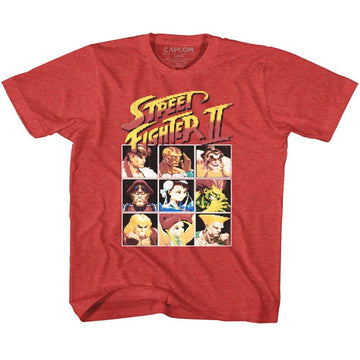 STREET FIGHTER 8BIT TODDLER 2T T-Shirt in RED Heather