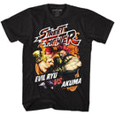STREET FIGHTER STREET FIRE S T-Shirt in Black