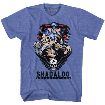 STREET FIGHTER SHADALOO ORG S T-Shirt in Royal Heather