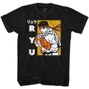 STREET FIGHTER RYU S T-Shirt in Black