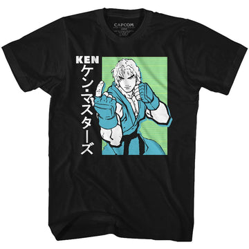 STREET FIGHTER KEN S T-Shirt in Black