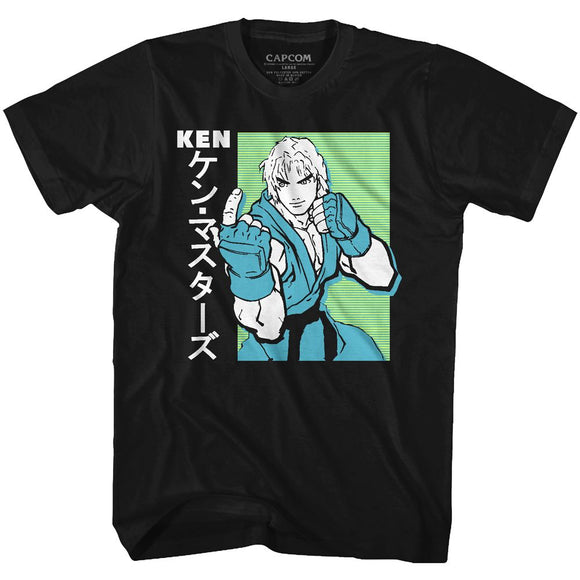 STREET FIGHTER KEN S T-Shirt in Black