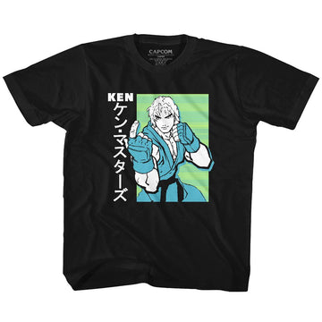 STREET FIGHTER KEN TODDLER 2T T-Shirt in Black