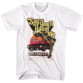 STONE SOUR SAY YOULL HAUNT ME CAR S T-Shirt in White