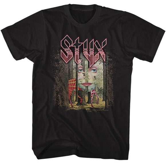STYX THE GRAND ILLUSION S T-Shirt in Black