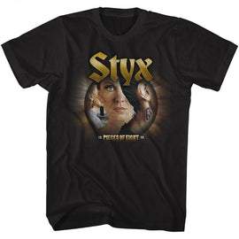 STYX PIECES OF EIGHT S T-Shirt in Black