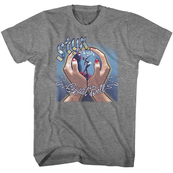 STYX BRIGHT BALL S T-Shirt in Graphite Heather