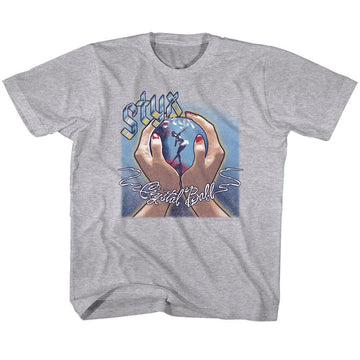 STYX BRIGHT BALL TODDLER 2T T-Shirt in GRAY Heather