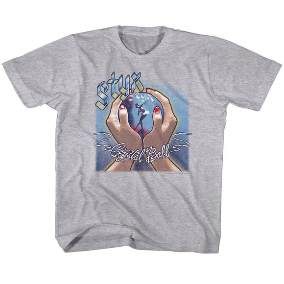 STYX BRIGHT BALL TODDLER 2T T-Shirt in GRAY Heather