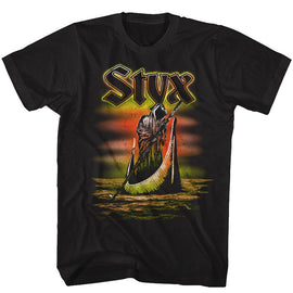 STYX FERRYMAN S T-Shirt in Black