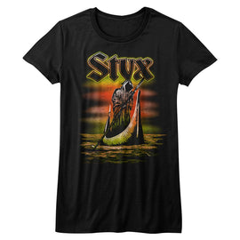 STYX FERRYMAN LADIES S T-Shirt in Black