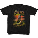 STYX FERRYMAN TODDLER 2T T-Shirt in Black