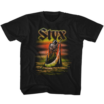 STYX FERRYMAN TODDLER 2T T-Shirt in Black