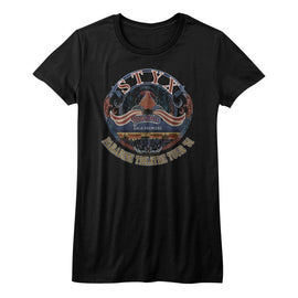 STYX TOUR 81 LADIES S T-Shirt in Black