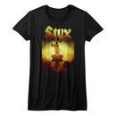 STYX CREEPY FERRY LADIES S T-Shirt in Black