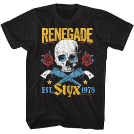 STYX COLORFUL RENEGADE S T-Shirt in Black