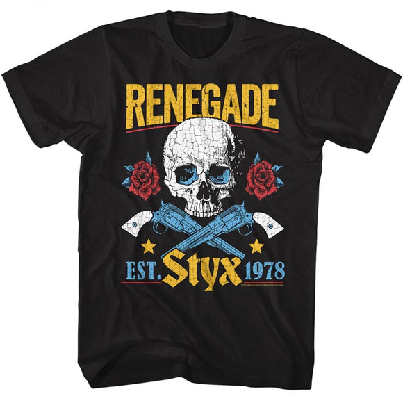 STYX COLORFUL RENEGADE S T-Shirt in Black